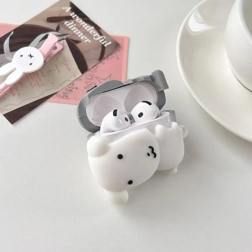 3D Cute Cartoon Dog Cat Hug Case for AirPods Pro 2 3 4 Silicone Wireless Earphone Protective Cover for AirPod Pro Case - view 5