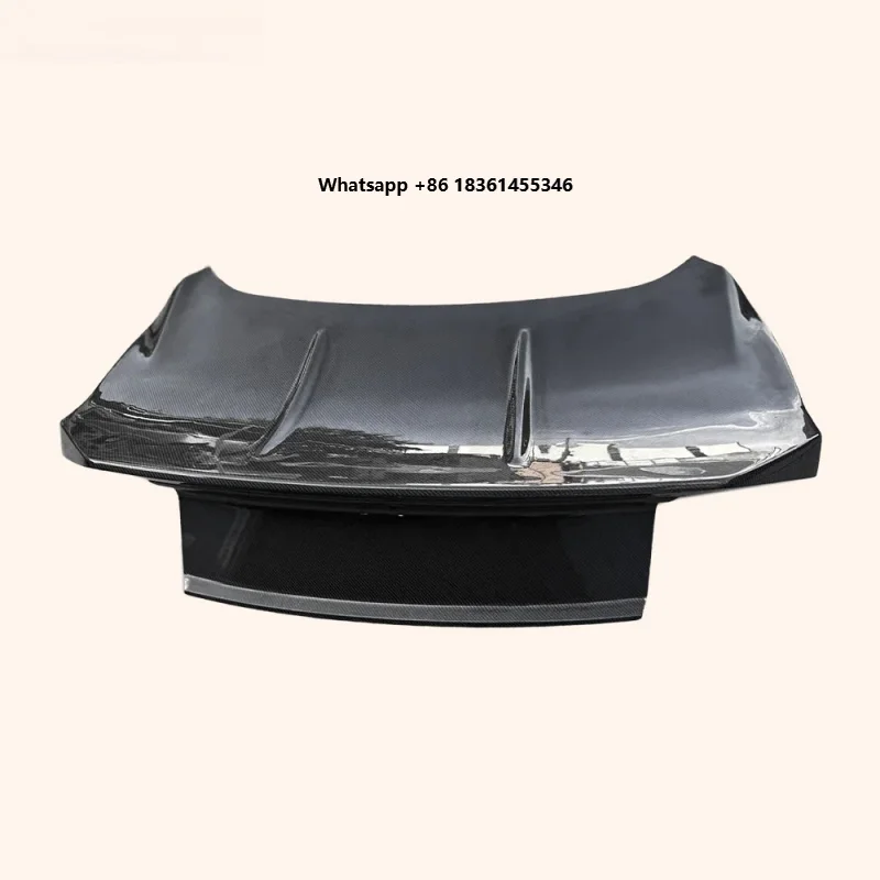 

For 2015-23 2Dr Carbon Fiber DT2 Style Rear Bumper Trunk Boot Lid