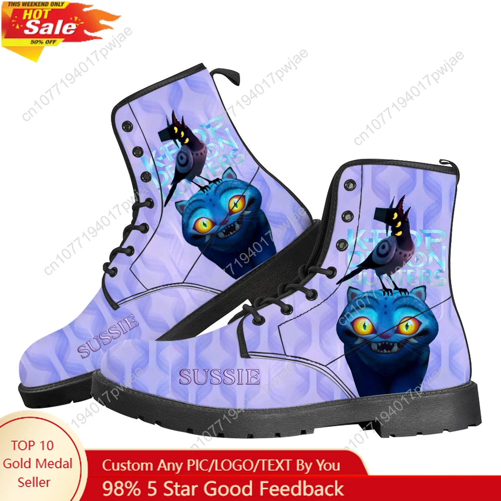 

KPop Demon Hunters Sussie Casual Boots Men Women Shoes Retro Street 3D Lightweight water proof Boot Outdoor Customize Made Boots