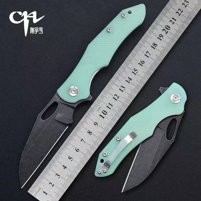 

CH CH3522 D2 Blade EDC Pocket Folding Knife G10 Handle Ball Bearing Flipper Outdoor Camping Hunting Survival Kitchen Knife