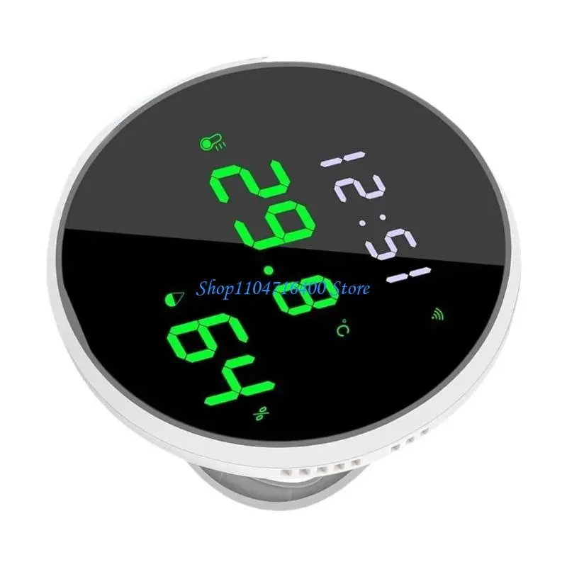 

y1gd Indoor Thermometers Hygrometer USB Powered Temperature Humidity for Home