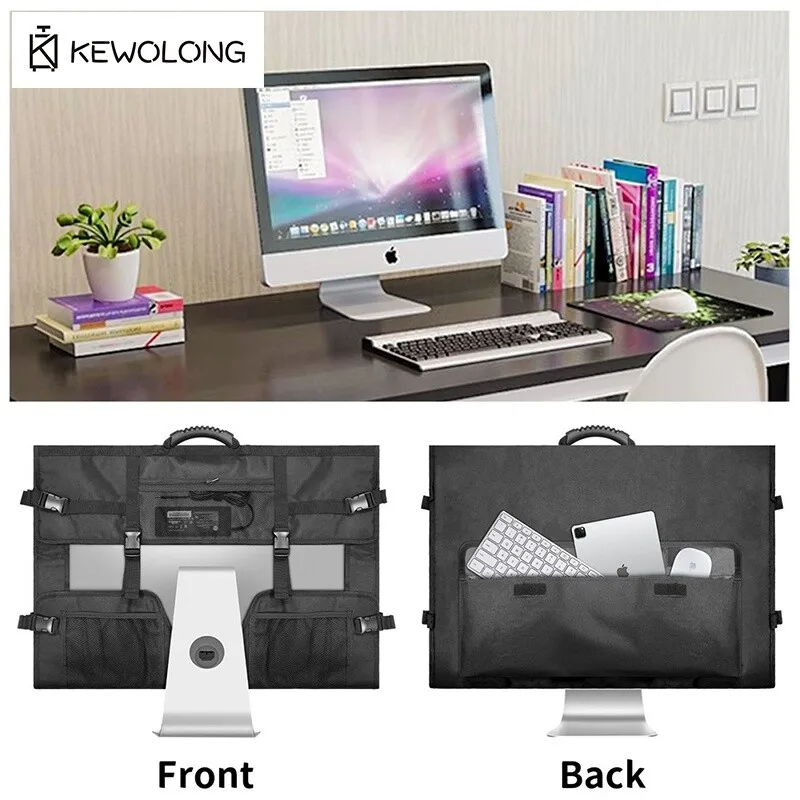 27-inch All-in-One PC Carrying Bag, Display Travel Carrying Bag With Handle for iMAC, Protective Transport Cover