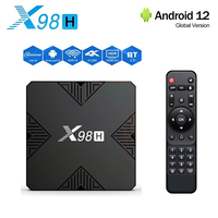 X98H Smart TV BOX Android 12.0 Allwinner H618 Quad core 4GB 32GB TVBOX 4K 6K 2.4G/5G Wifi6 BT HDR Media Player Set Top Box