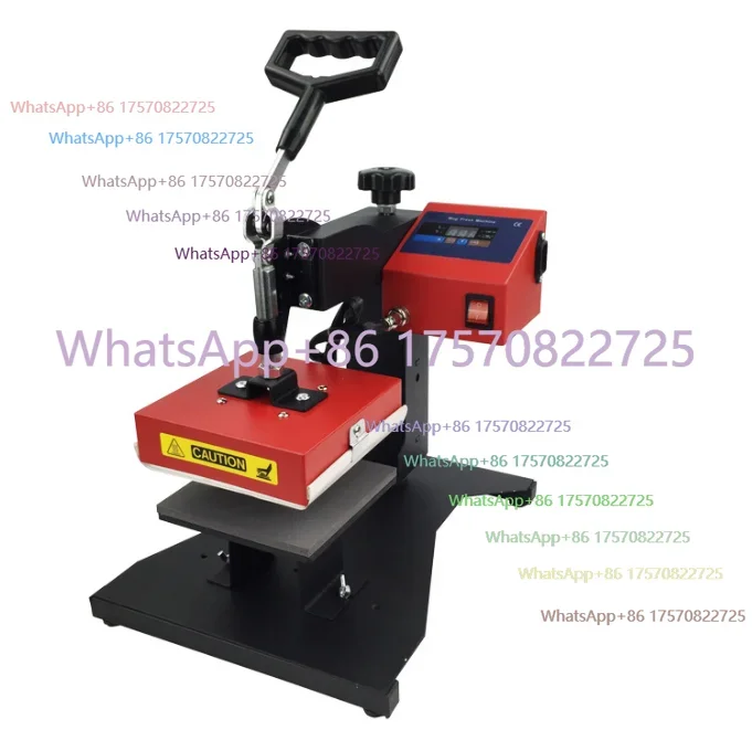 Thermal Transfer Small Pressing Embossing Stamping Machine Hot Shaking Head Heat Press Machine 15*15cm