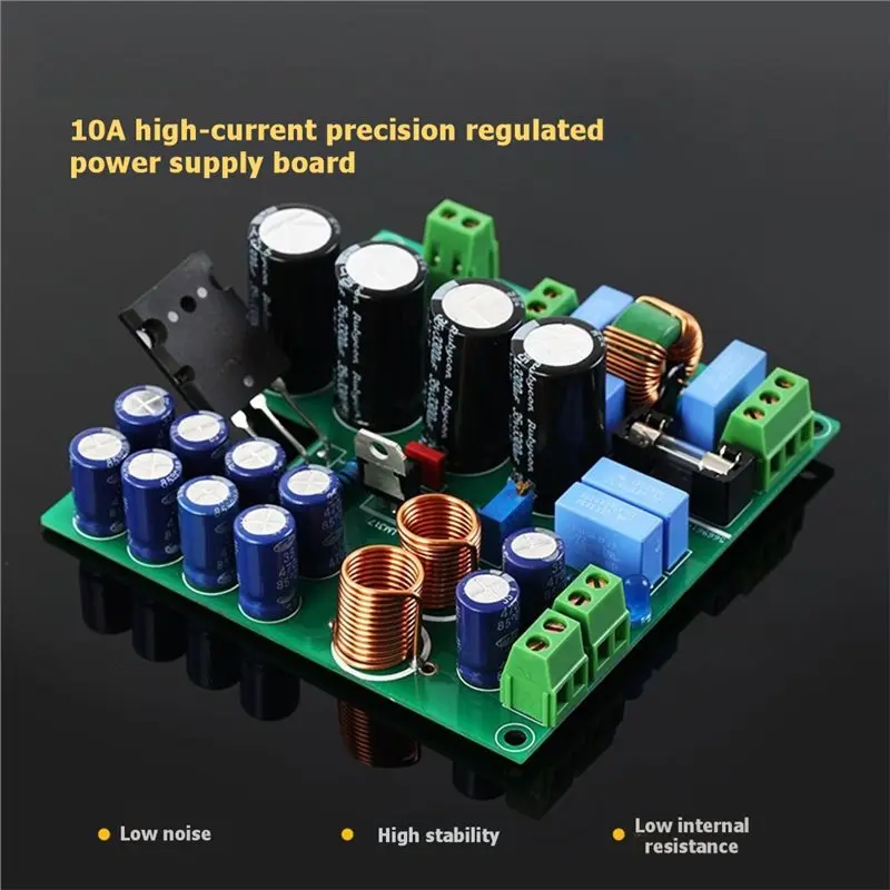 AA81-High-Stability 1-10A High-Current Regulated Power Supply Board:Low Noise, Low Internal Resistance