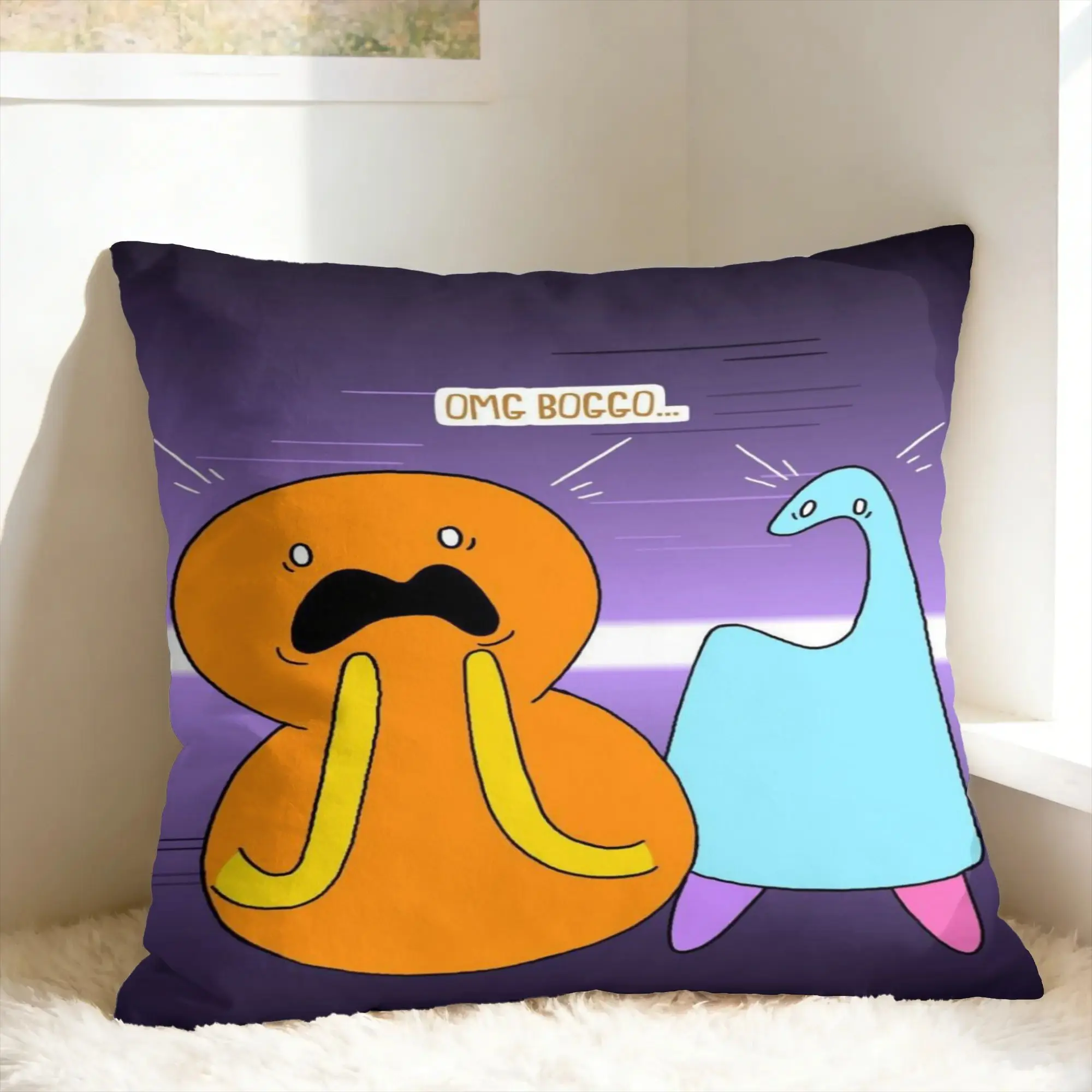 The Land Of Boggs Pillow Case  Soft Pillow Cover Funny Pillowcases For Living Room Bed Chair