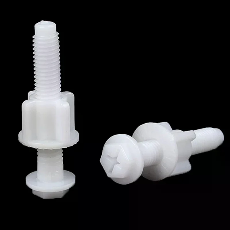 /PFU/Toilet Seat Hinge Bolts Screw Fixing Fitting Kit Bathroom Toilet Seat Repair Screws Accessories Tools 2pcs