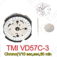 Movimiento VD57 VD57C movimiento de cuarzo 6 manecillas 6/9/12 segundos pequeños japonés nuevo accesorio de movimiento de reloj Original