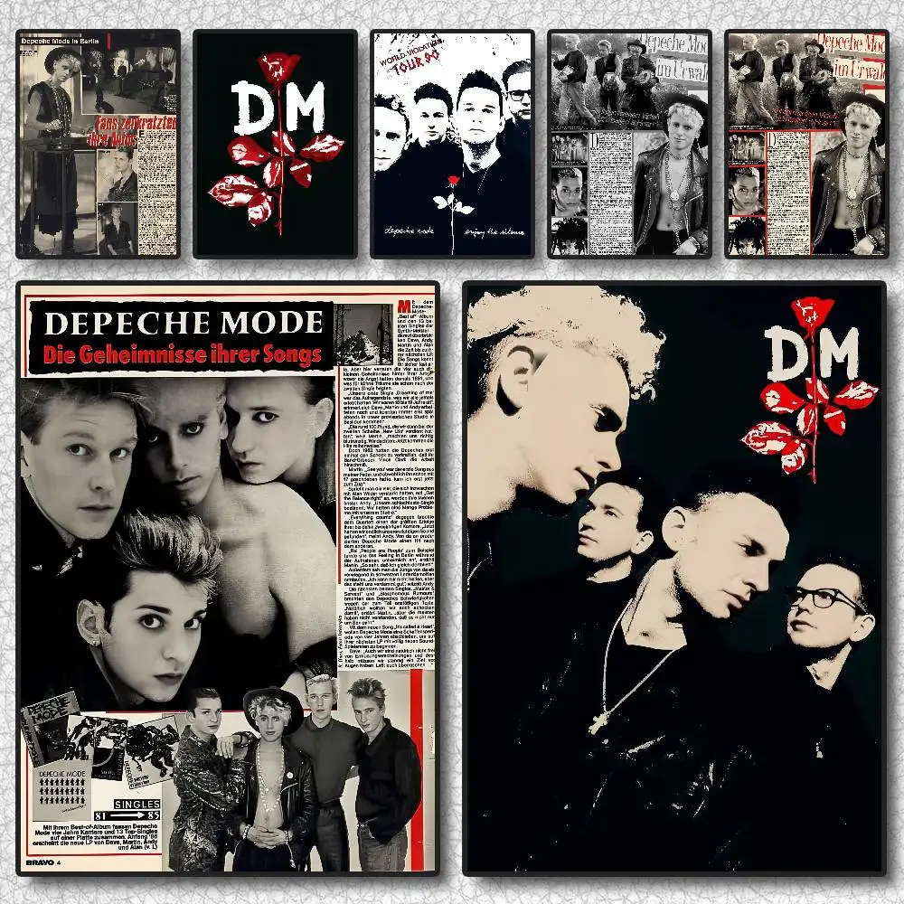 Depeche Mode Poster HD Sticky Wall Waterproof Home Living Room Bedroom Dorm Aesthetic Decoration