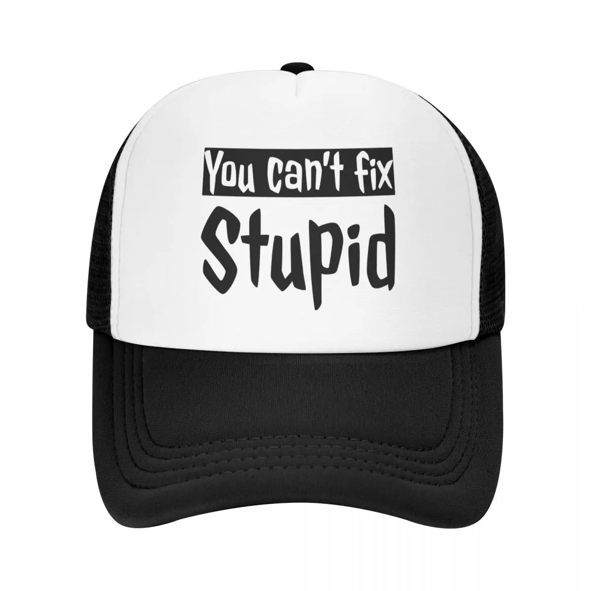 You Cant Fix Stupid Baseball Cap Military Cap Man Gentleman Hat Women's Beach Outlet Men's