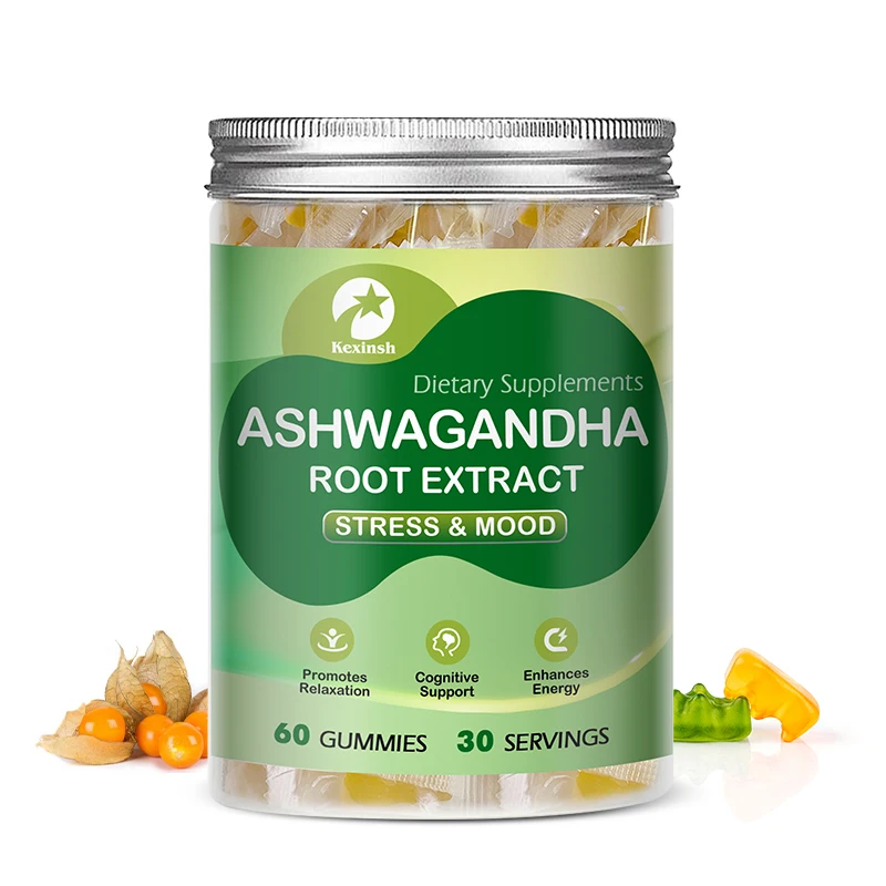 Ashwagandha Gummies South Africa Drunken Eggplant Soft Candy Supports Calm Mood, Relaxation and Cognitive Support