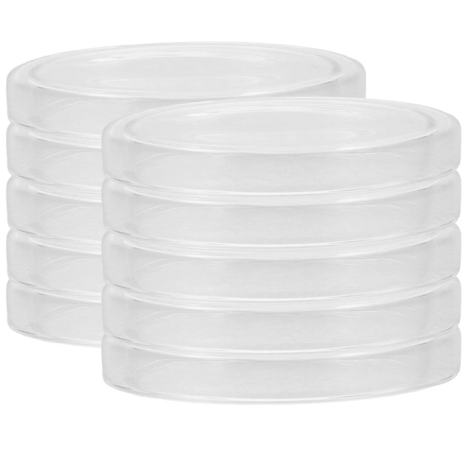 

10pcs Plastic Petri Dishes 150Mm X 20Mm Clear Dish Stackable For Science Experiments Microbiology Cell Observation