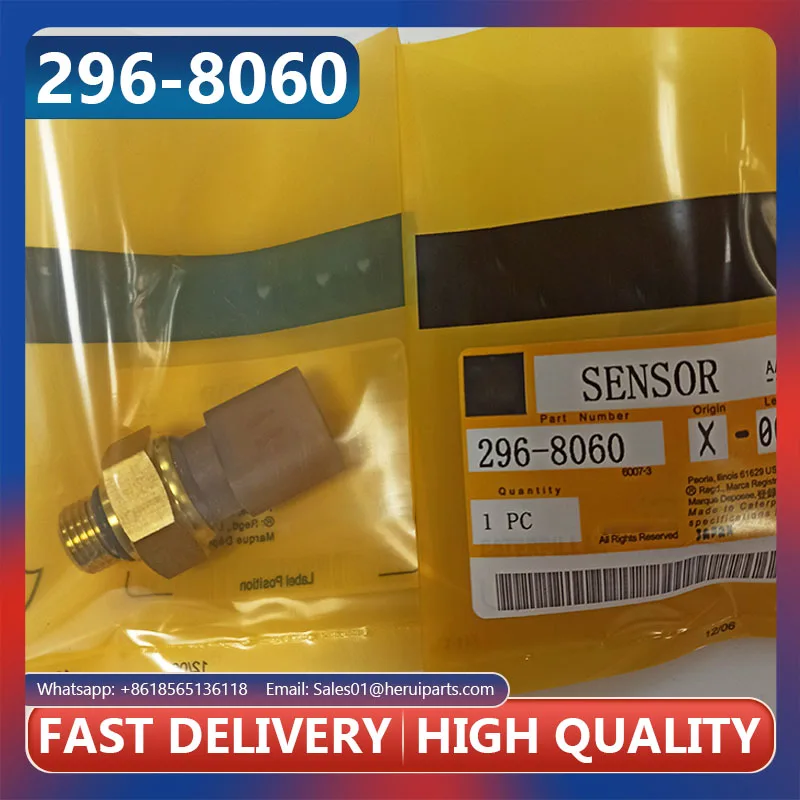 296-8060 2968060 Excavator Pressure Sensor Switch For E324/329/330C/336D Pressure Sensor