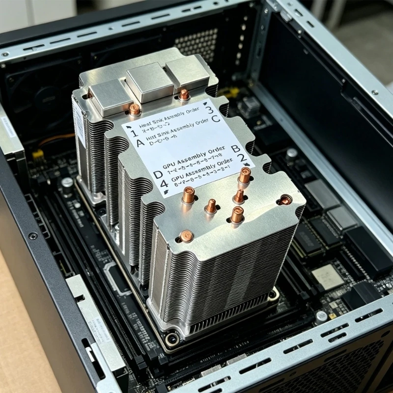 P100 GPU Passive Heatsink for SXM2 V100 Compute Server Cooling Components