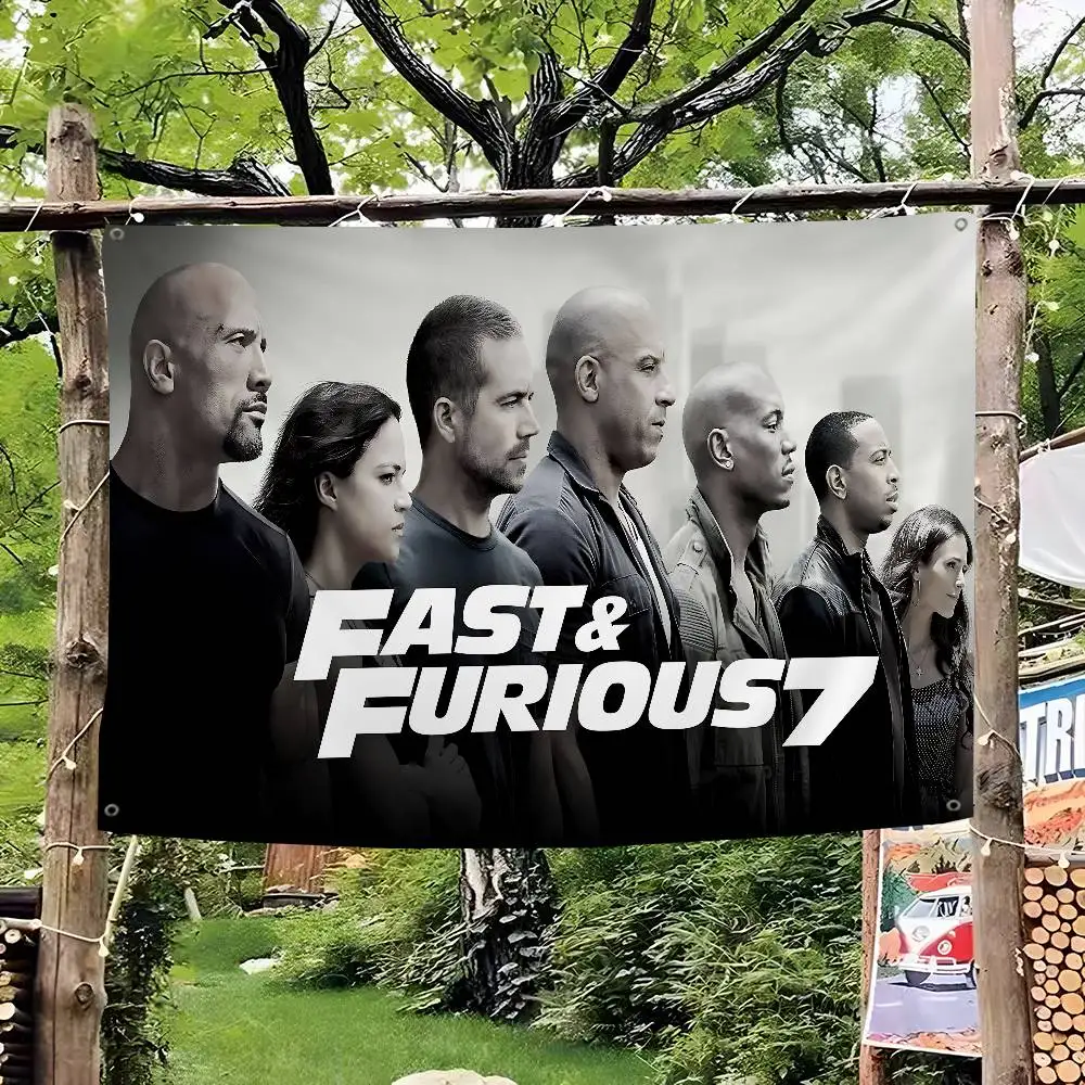 F-Fast and Furious Classic Vintage Advanced Printing Commercial Advertising Flag Company Party Banner