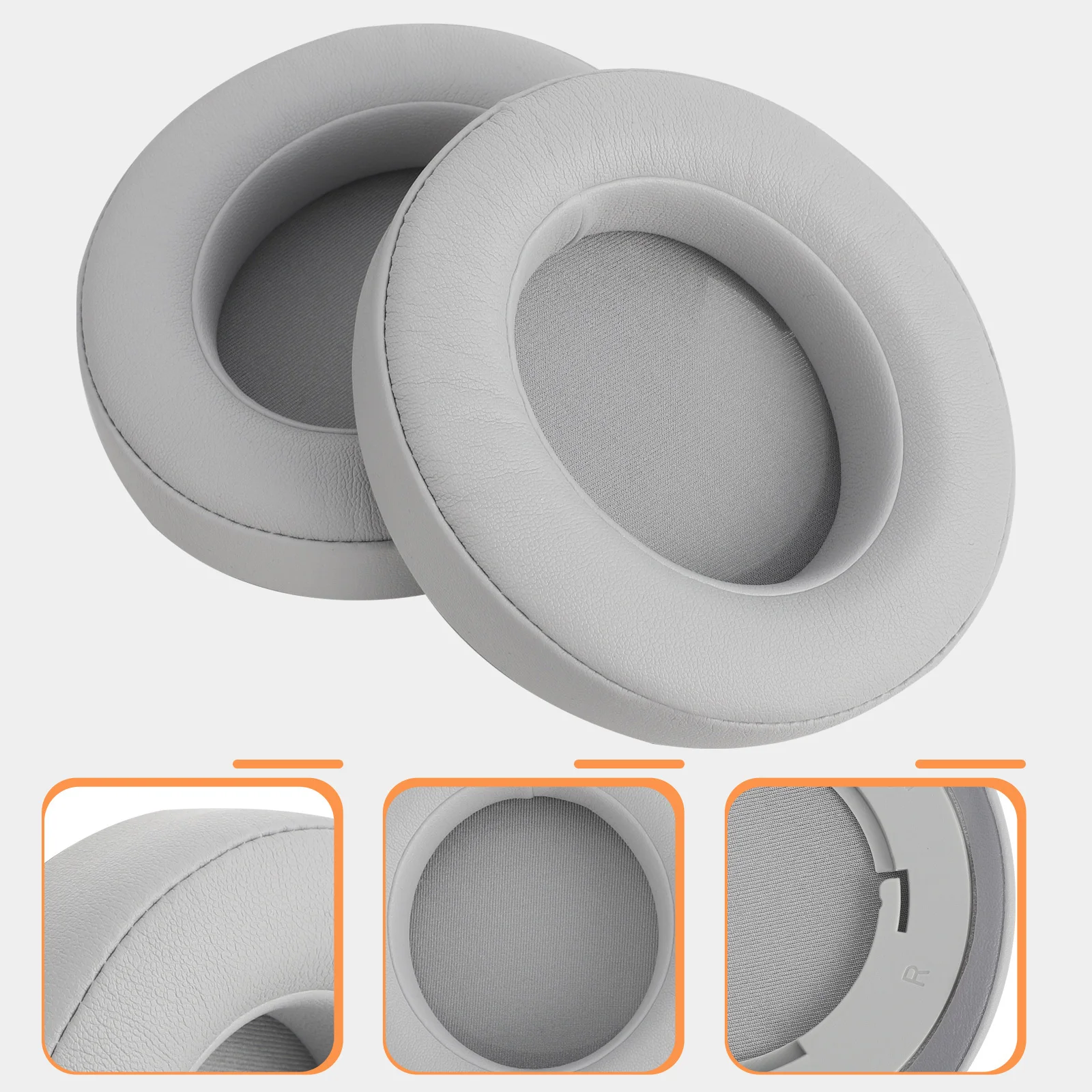 

1 Pair Replacement Headphone Pads Soft Memory Cotton Ear Cushions For 7.1 V2 Headset Sleeves Breathable Protein