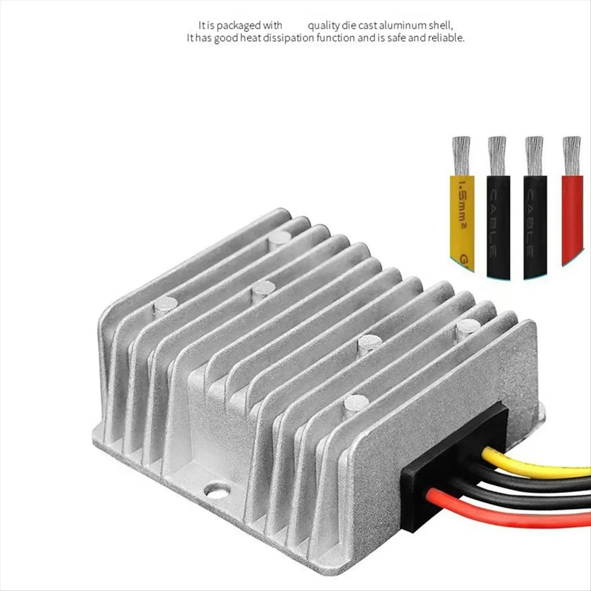 Convertidor de voltaje impermeable IP67 de 60W para MINI, 12V de aumento 20V 3A para MINI