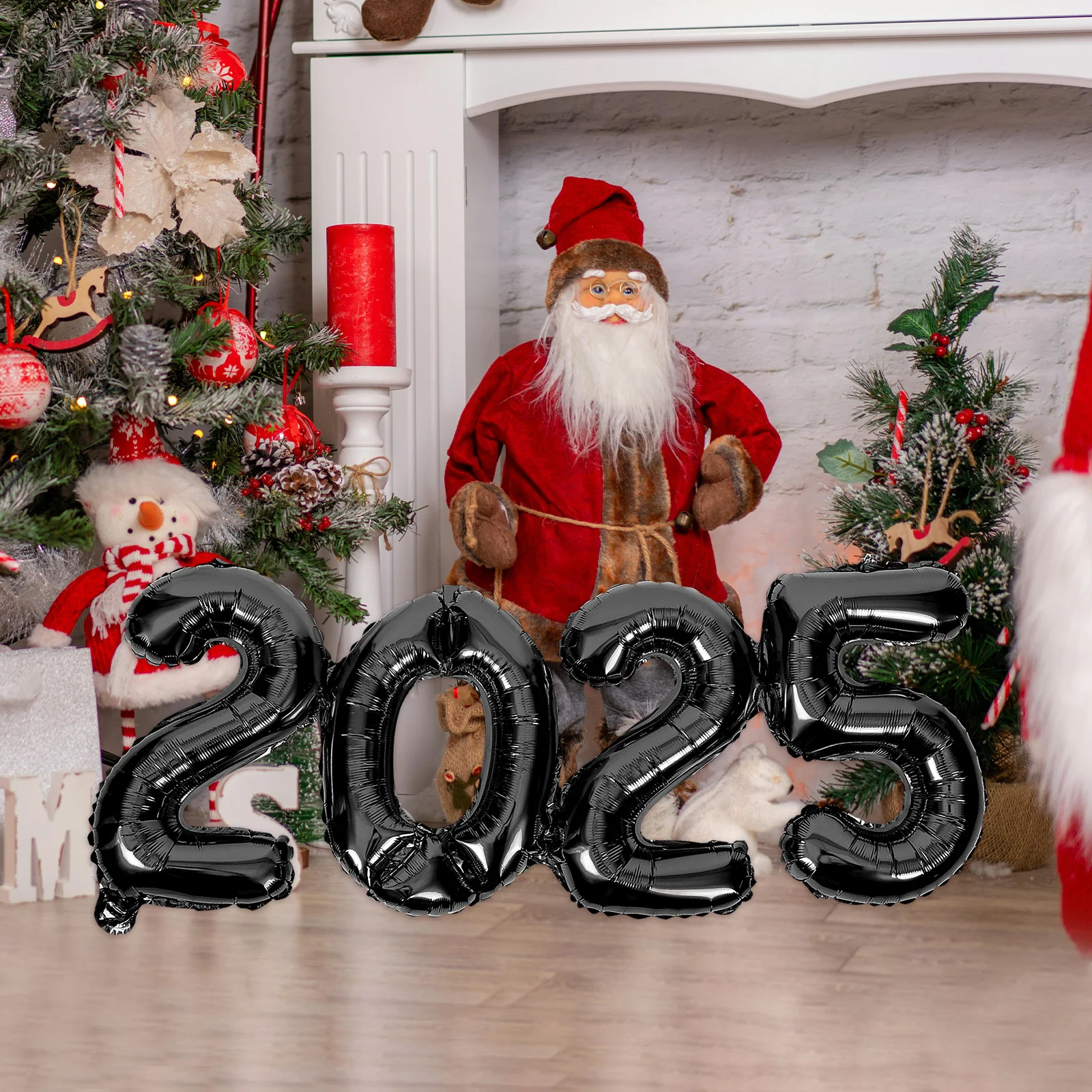 

1Set 2025 Party Balloons New Year Eve Decorations Strong Material Graduation Celebrations 2025 Balloons New Year Decors