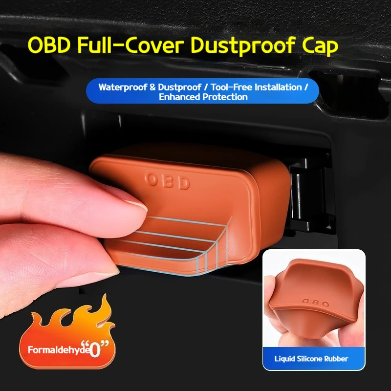 

Car General OBD Silicone dust-proof and waterproof protective cover for computer diagnostic interface interior accessories