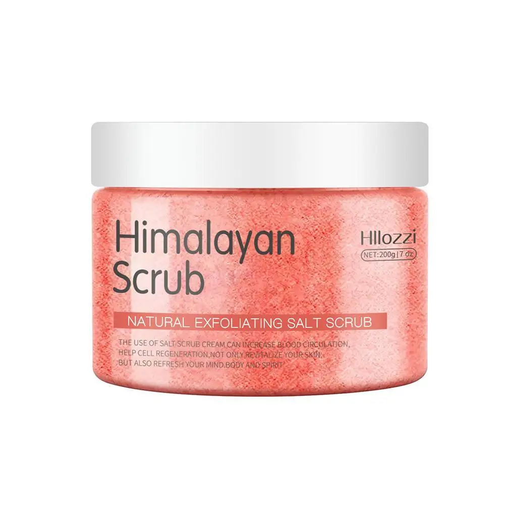 

Himalayan Salt Exfoliating & Hydrating Body Scrub 200g Cleanses The Skin, Whitens, Exfoliates, Removes Dead Skin Hydrated Feel
