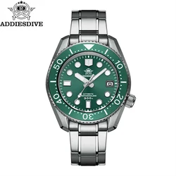 ADDIESDIVE Diving Automatic Watches Men Calendar Stainless Steel BGW9 Luminous Watch Sapphire Glass NH35 Mechanical Wristwatches