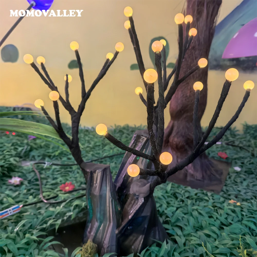

Momovalley Mini Pearl Tree Night Light Elegant Glow Magical Outdoor Festival Garden Ornaments Decoration Lights