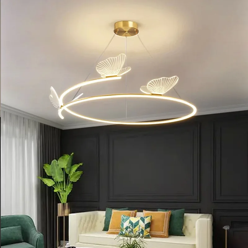 Modern simple light luxury living room bedroom dining room creative personality