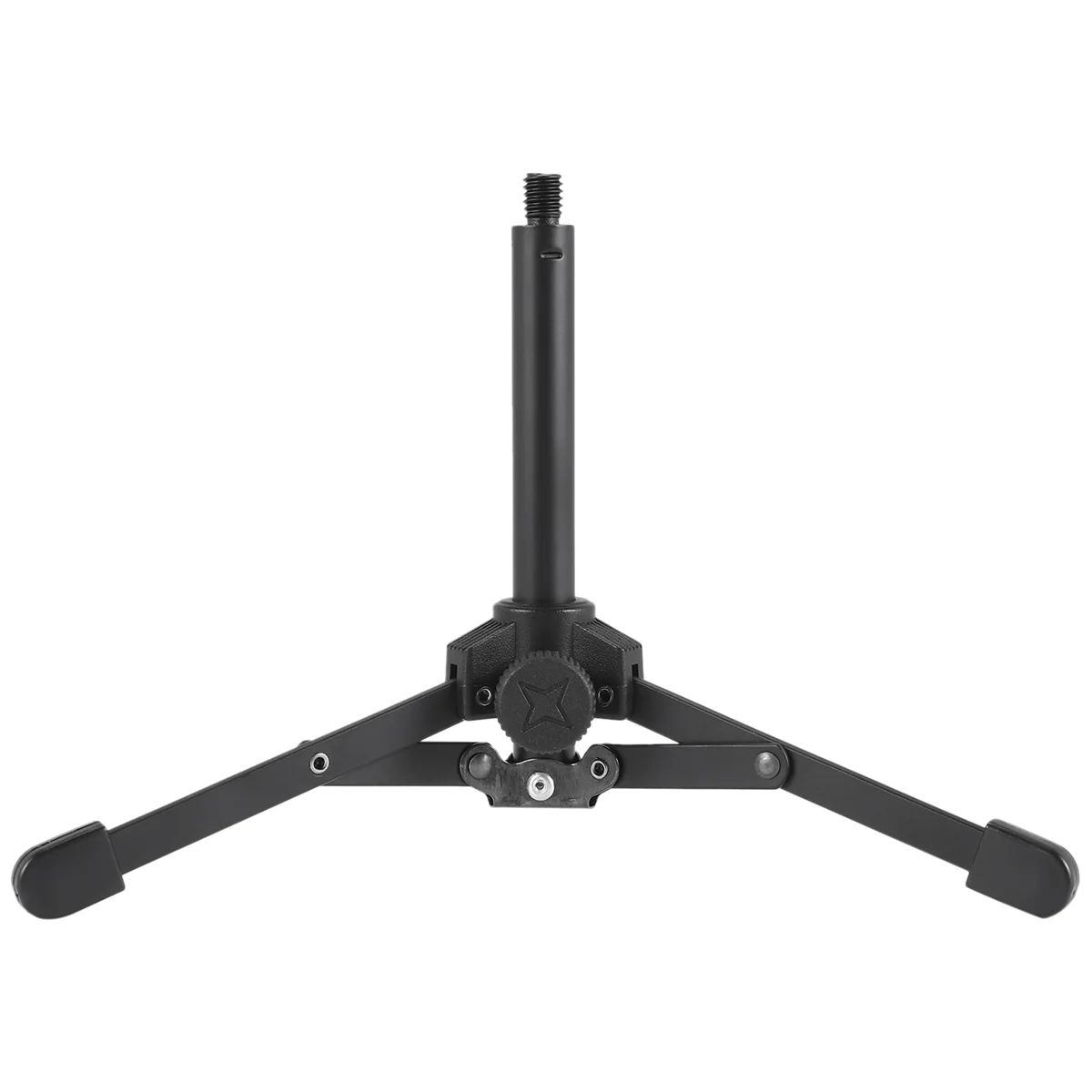 Dudukan Mikrofon Desktop Tripod Lipat Tahan Lama untuk Podcast, Obrolan Online, Konferensi, Ceramah, Rapat, dan Lainnya