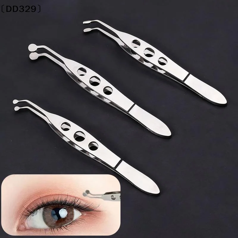 Lash Extension Tweezers - 1Pc Penjepit Kelenjar Meibomian Penekan Bulu