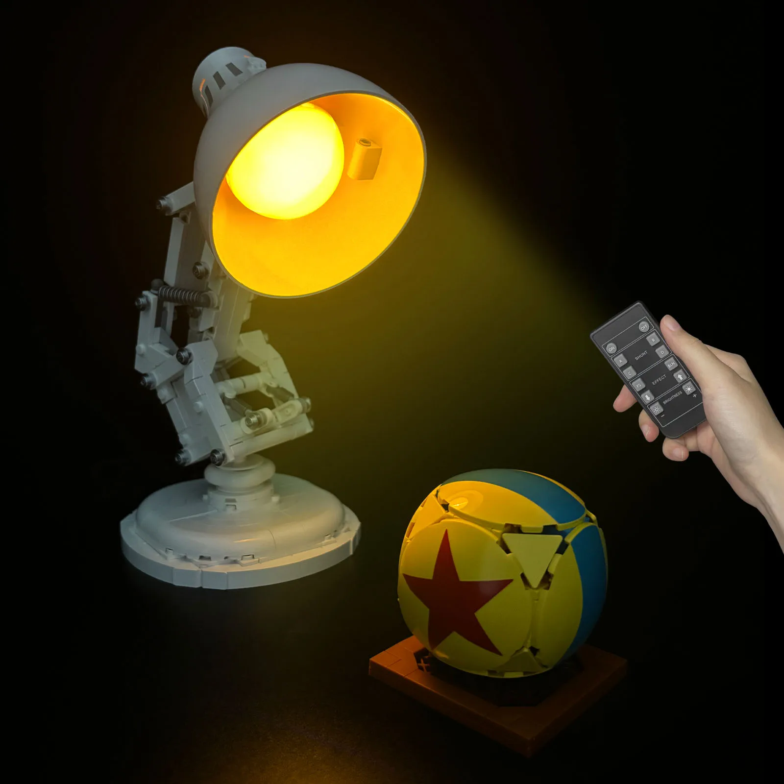 

LYBMTWF LED Light Set 21357 Suitable for Luxo Jr. Building Blocks Bricks DIY Lamp Toys（Not Include Model）