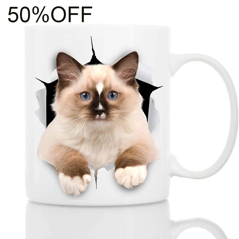 

Custom Watercolor Pet Dog Cat Cup Cute Include Pet Photo Name Nice Gift for Pet Fans Fit Halloween Happy Cozy Family Gatherings