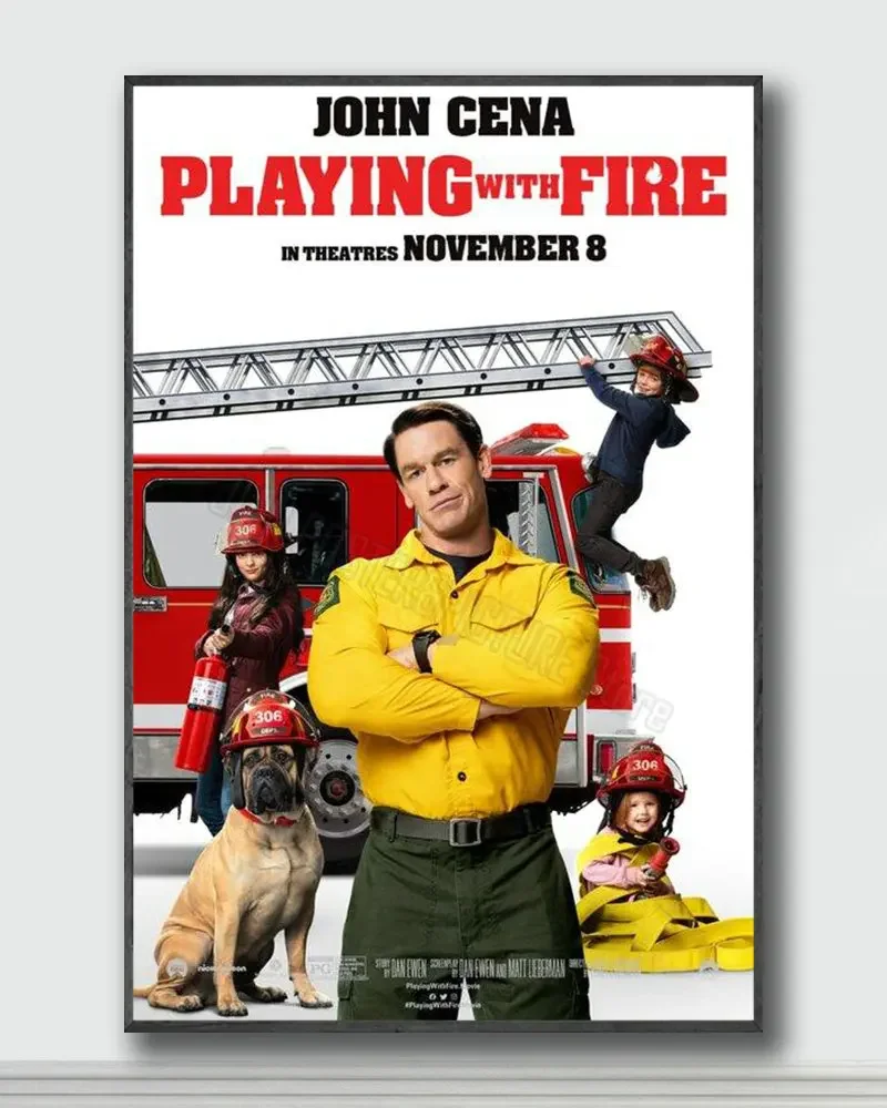 NJ093 Playing with Fire Movie 2 Silk Posters and Prints wall art Art Poster Home Decor