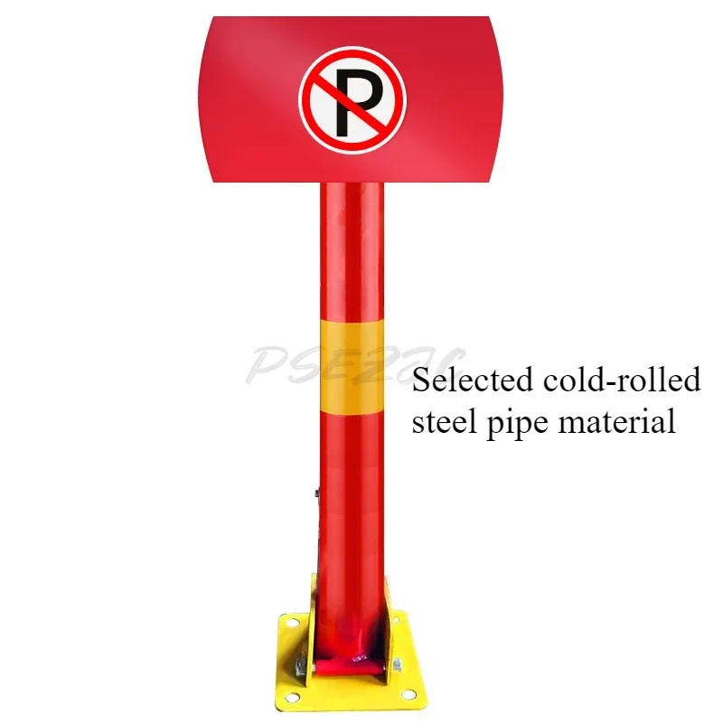 Outdoor Parking Pile Car Stopper Parking Lock Adjustable Space Occupation No Drilling High-temperature Baking Paint Process