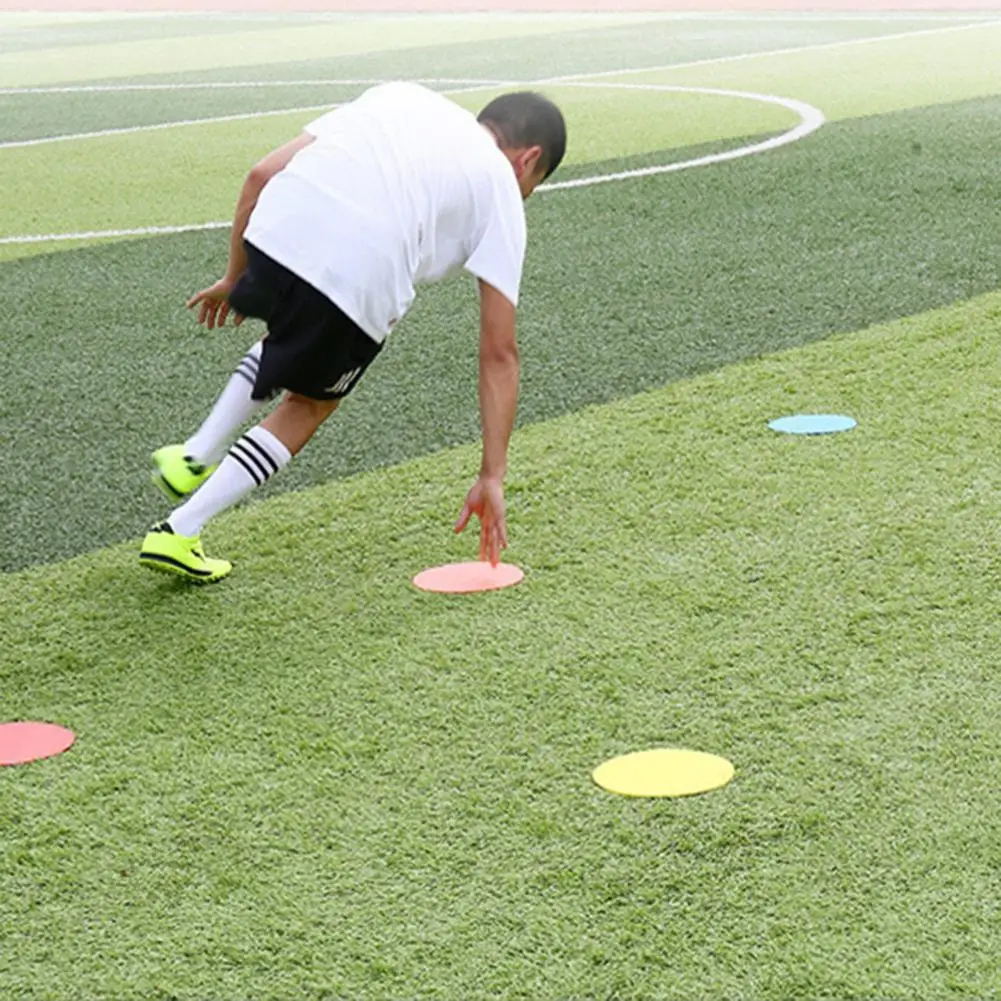 

Football Training Landmark Pad Vibrant Color Football Training Mark Plate Ultra-thin Agility Training Excellent