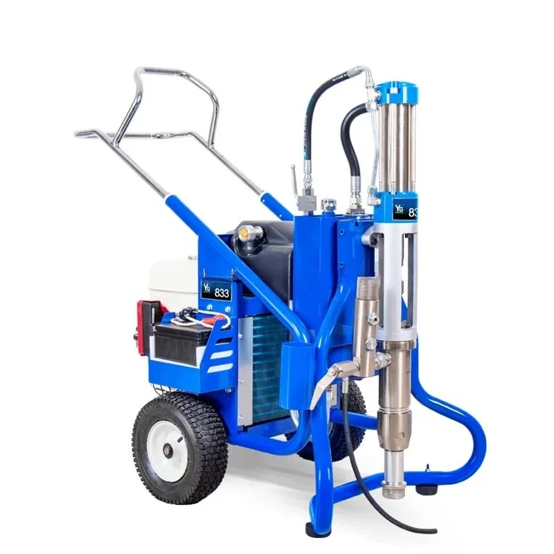 diesel Airless Putty Sprayer Polyurethane Waterproof Foam Insulation White Cement Glue Emulsion Paint Putty Spraying Machines
