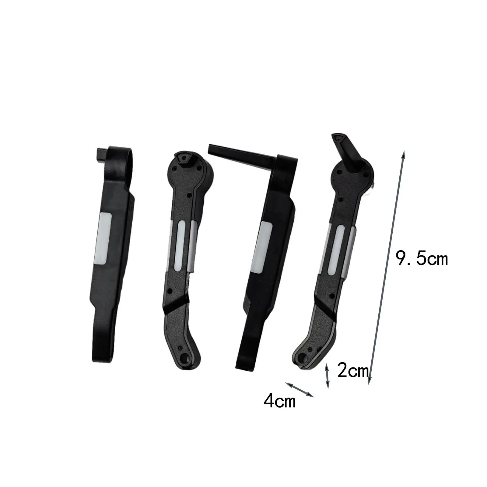 4x Drone Motor Arm Set Front and Rear Assembly Professional Body Frame Lightweight Axis Arms Part for E88 Replacement