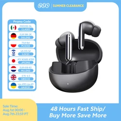 QCY MeloBuds Pro ANC Bluetooth 5.3 Earphones Wireless 46dB Hybrid ANC Hi-Res LDAC Earbuds 6 Mic Headphones 34H In-Ear Detection