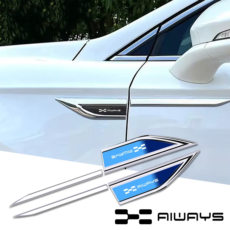 2pcs car accessory Side Doors Blade car stickers car accessories interiors for AIWAYS U5 U6 U7