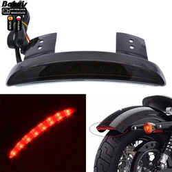 Red/Smoked Lens Rear Stop LED Tail Light Brake For Motorcycle Bobber Chopper Cafe Racer