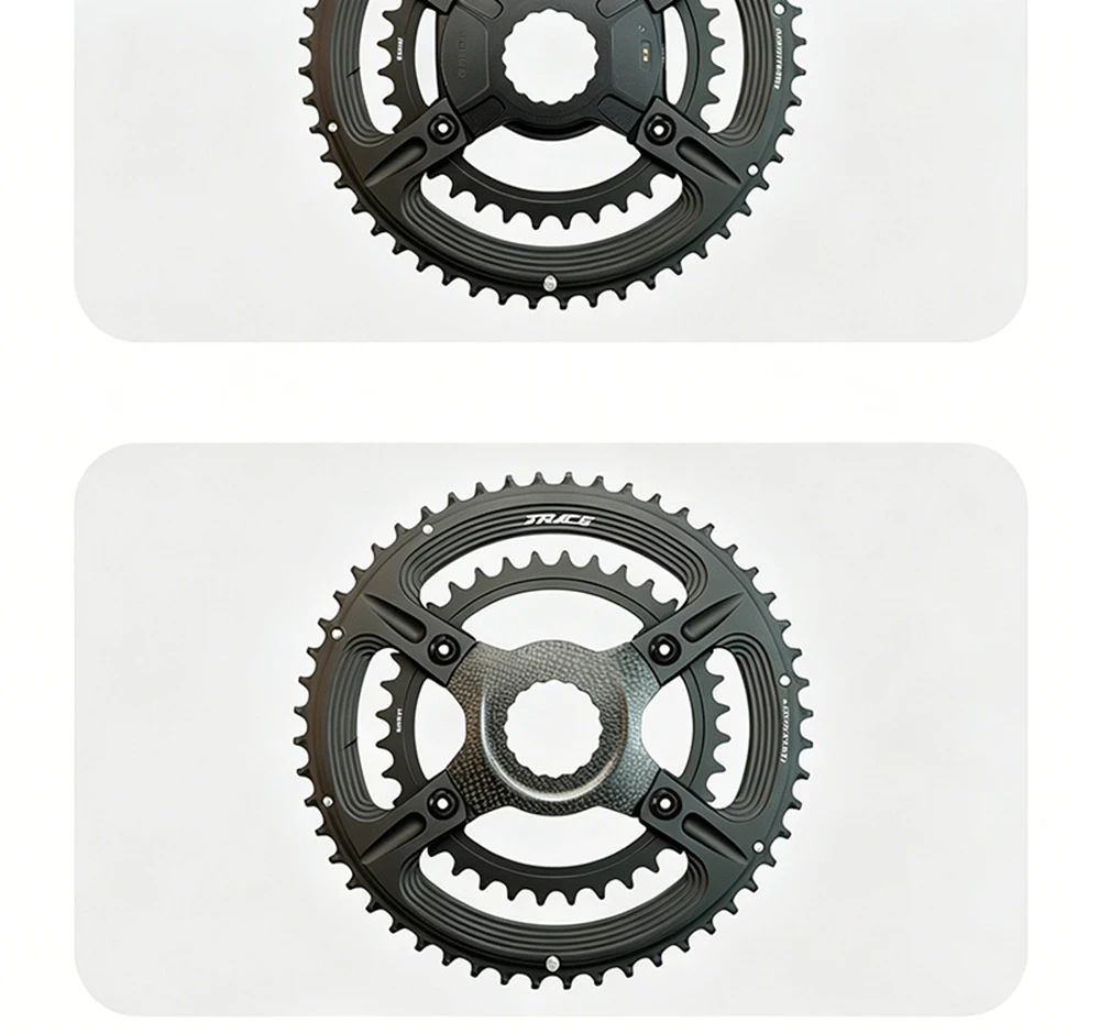 ZRACE Asymmetrisches Kettenblatt für Rennräder 110BCD 4-Bolzen, 105 FC-R7000 / ULTEGRA FC-R8000 / DURA-ACE FC-R9100, 50-34T 52-36T 53-39T – Detail 8