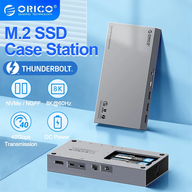 Orico-Nintendo Switch用ドック,Thunderbolt3 USBハブ,ドッキングステーション,m.2 SATA,nvme ssd,8k60hz,ラップトップ用イーサネットハブ  - AliExpress