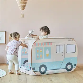 Car theme tent baby toys funny ocean balls pool sports toys for children play house indoor kids hidden floor Playtent