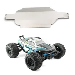 Stainless Steel Chassis Armor Gearbox Protector Skid Plate For SCY 16101 16102 16103 Pro 1/16 RC Car Upgrade Parts Accessories