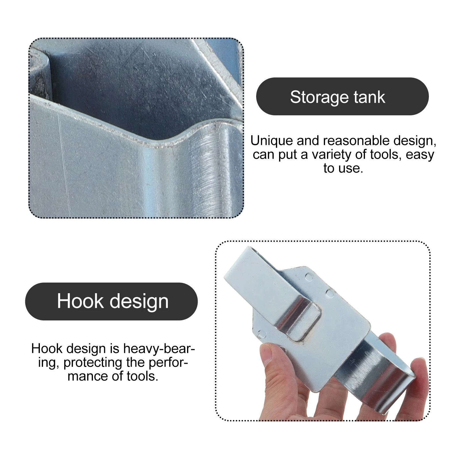 

Electric Wrench Holder Storage Slot Hanging Hook Tool Belt Carrying Rack Electric Drill Wrench Waist Rack Practical