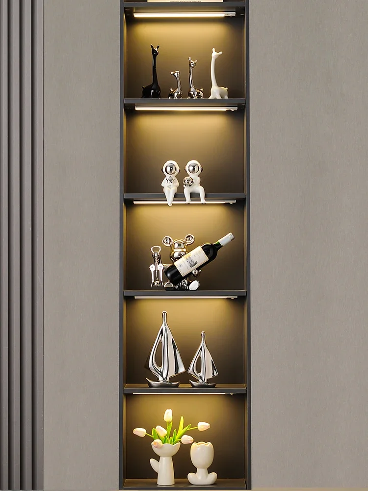 Wine rack ornament creative violence bear modern light luxury home living room dining side cabinet