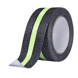 5CM X 5/2M Anti Slip Traction Tape Glow In Dark Green Stripe Friction Abrasive Stair Step Anti-slip Strips Anti-slip Tape