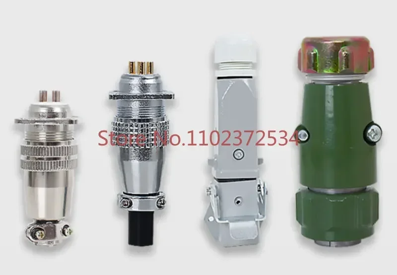 

10 PcsEngraving machine spindle aviation plug prosperous Shuntong Hanqi spindle motor aviation plug socket 1.5kw2.2kw