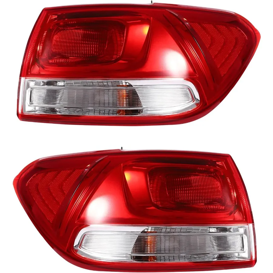 1 زوج الهالوجين الذيل ضوء الجمعية ل 2016 2017 2018 كيا سورينتو الخلفية الخارجي الذيل مصباح مع سطوع عالية وتصميم دائم