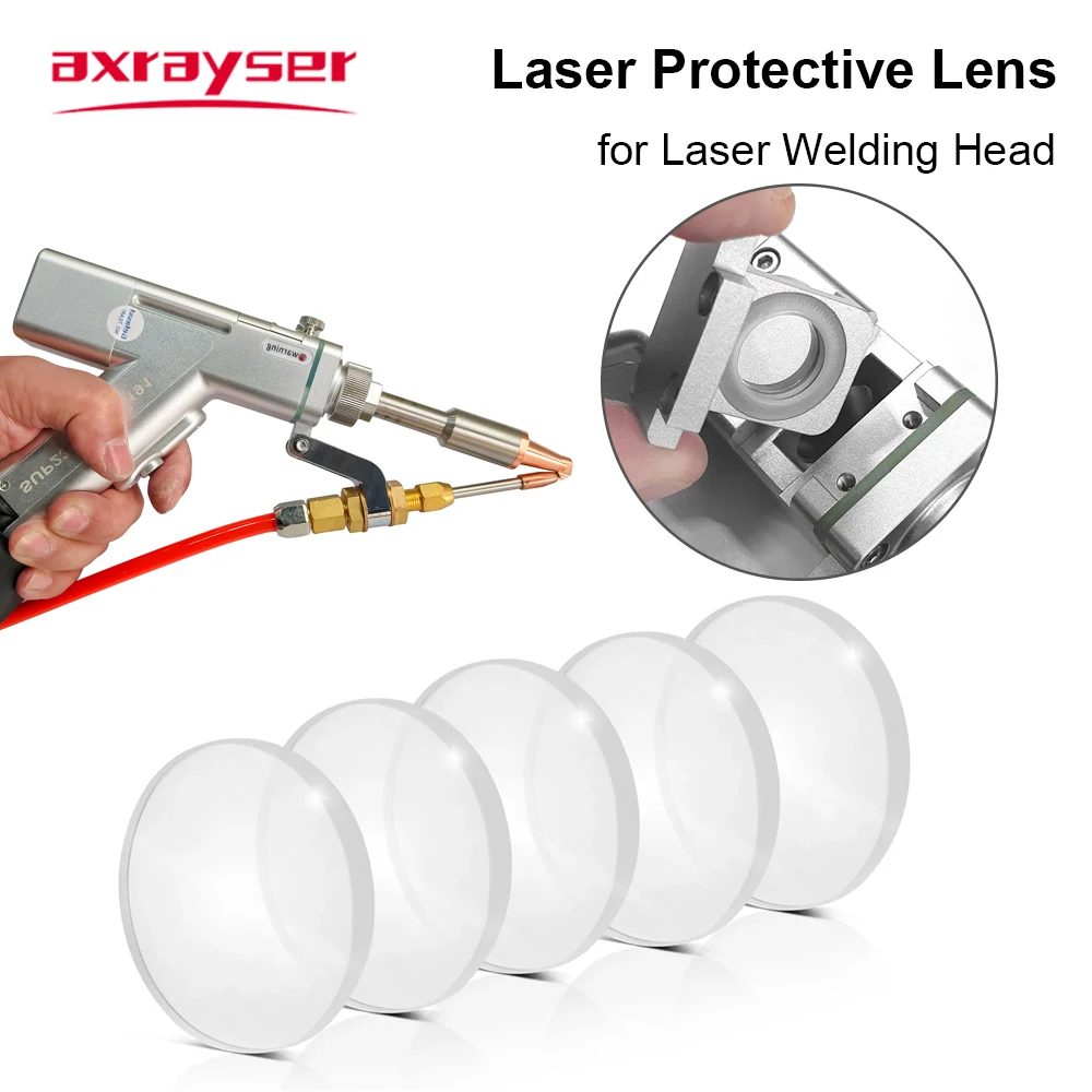 

Welding Laser Protective Lens D18 D20 D30 Optical Glass for Handheld Laser Welding Gun Head 1064nm 0-3kw 0-6kw Weld Machine