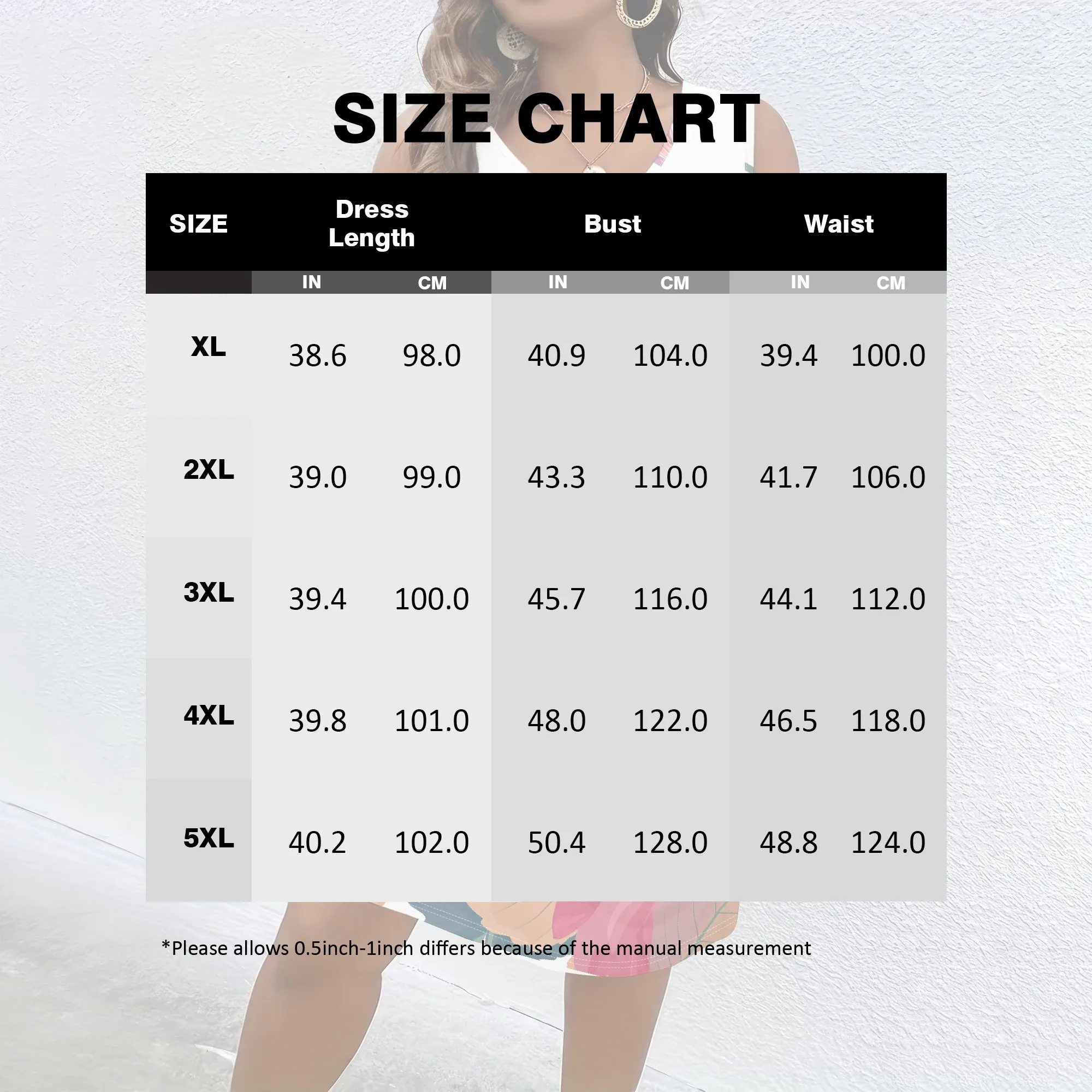 Blumenkleid mit V-Ausschnitt, Ärmellos, Rosa Blumendruck, Sommer-Shift-Kleid, Lässige Strand- und Urlaubskleidung für Damen, XL-5XL – Detail 7